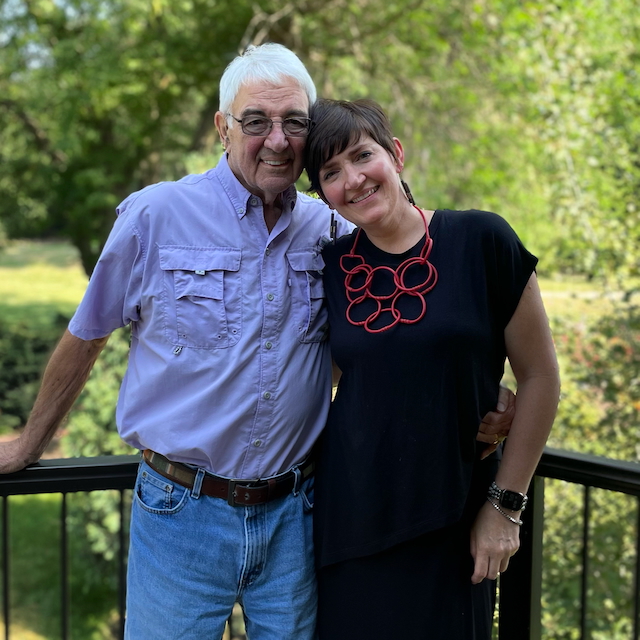 Cecily and her Dad, Thad Tinder