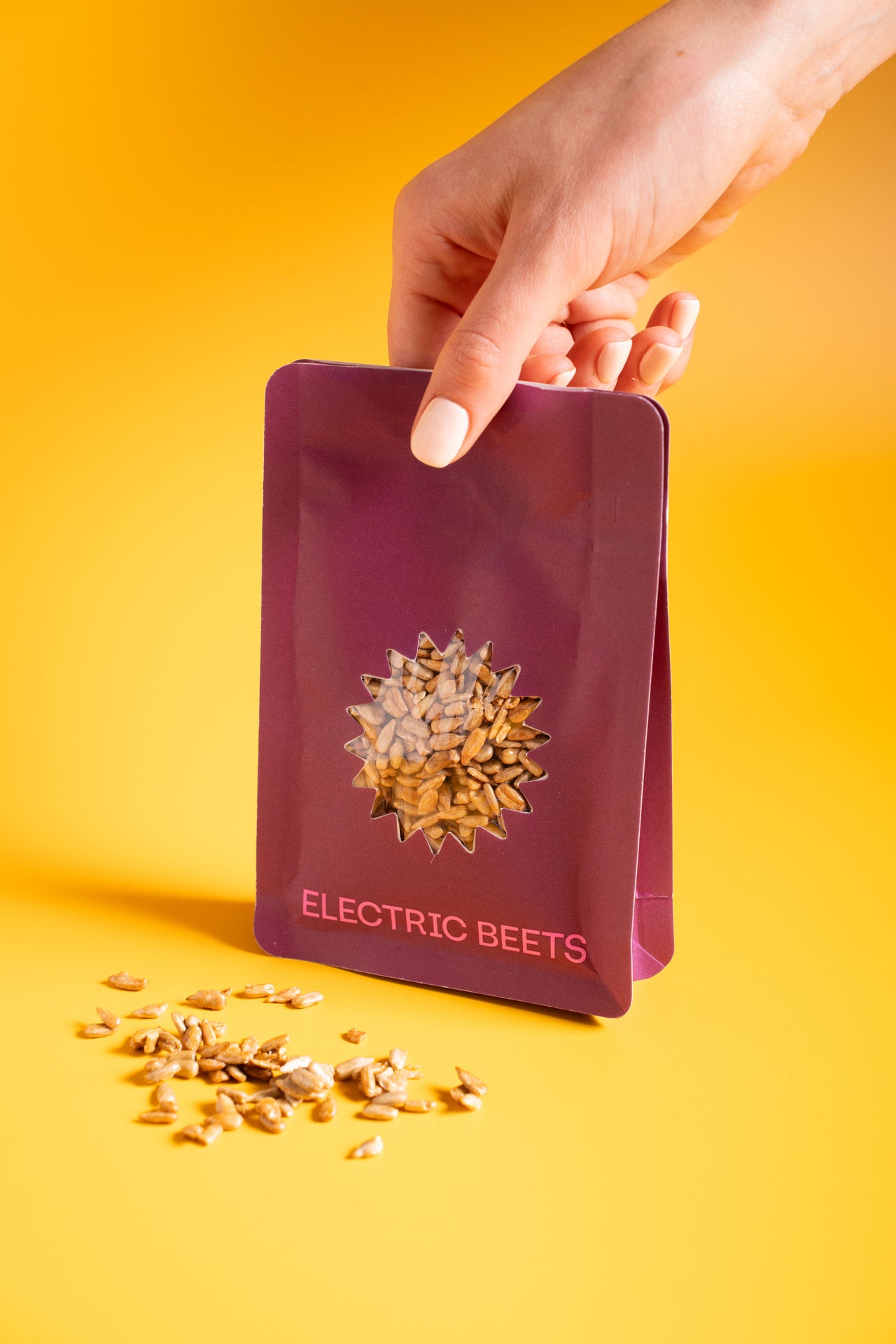 Maple Sun Seeds; Baked & Sweets, Snacks; Sunflower Seeds, Maple Syrup, Salt; Contains No Major Allergens; With Vitamin E, protein, and a touch of sweetness, these morsels are the perfect pick-me-up!